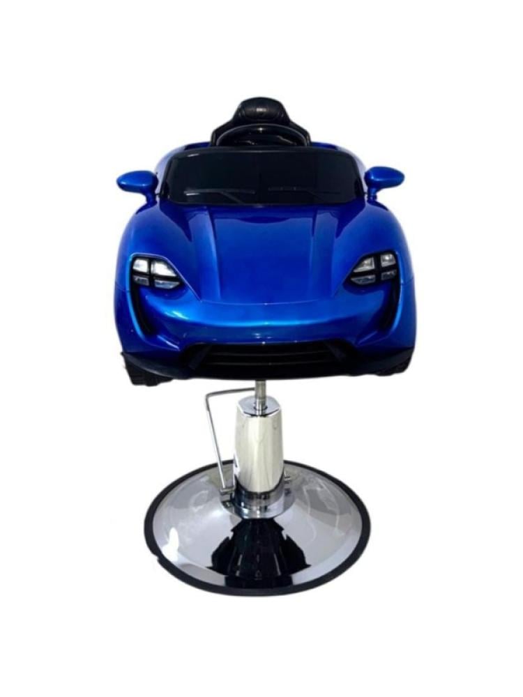 Salon System DM-726 Blue Baby Car Seat for Haircuts with Hydraulic Base