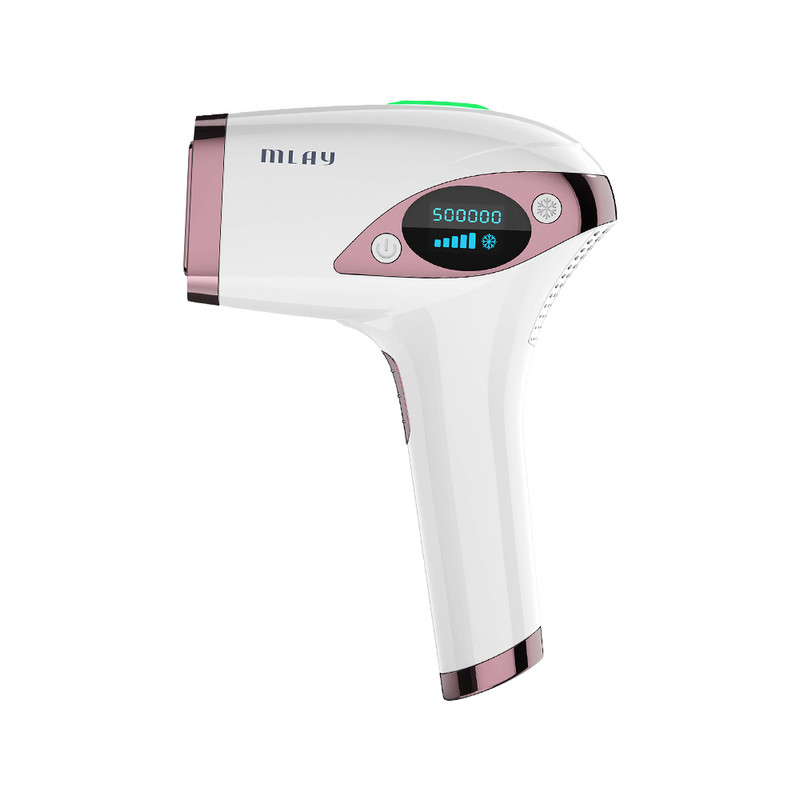 IPL Laser Hair Removal Device Home Use Pink T4 Mlay 1 Piece