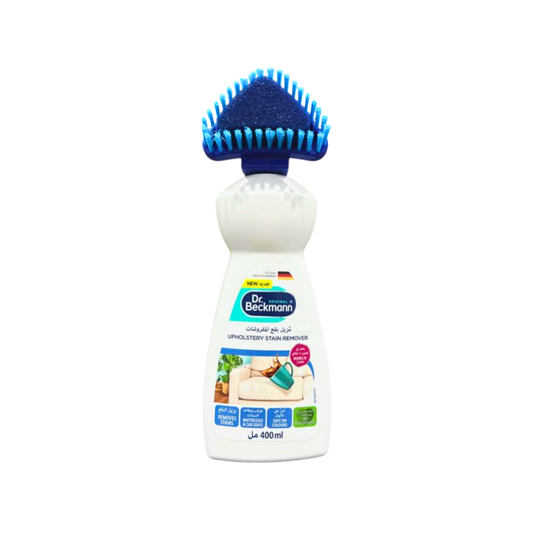 Dr. Beckmann Upholstery Stain Remover and Cleaning Brush, 400ml