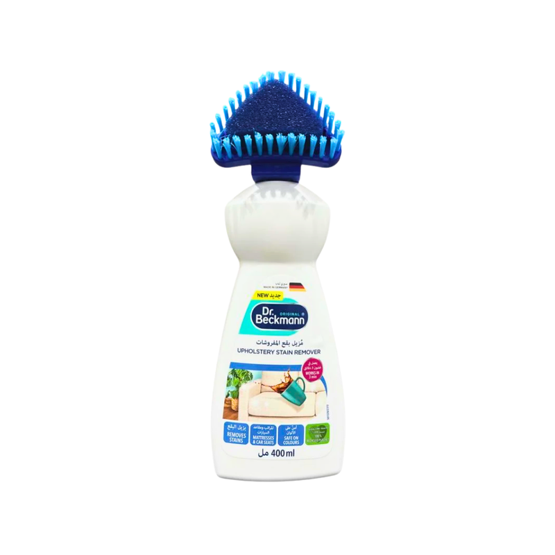 Dr. Beckmann Upholstery Stain Remover and Cleaning Brush, 400ml
