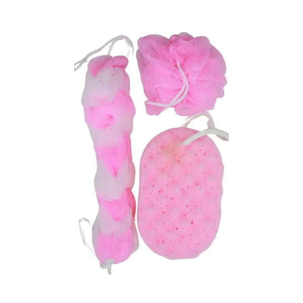 Maxdona Exfoliating Body Loofah Sponge 3-Piece Set