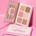 Beauty Creations Floral Bloom Highlighter & Contour Palette - 6 Shades