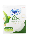Sofy Soft Daily Panty Liners Olive Oil Fragrance-Free - 40 Count