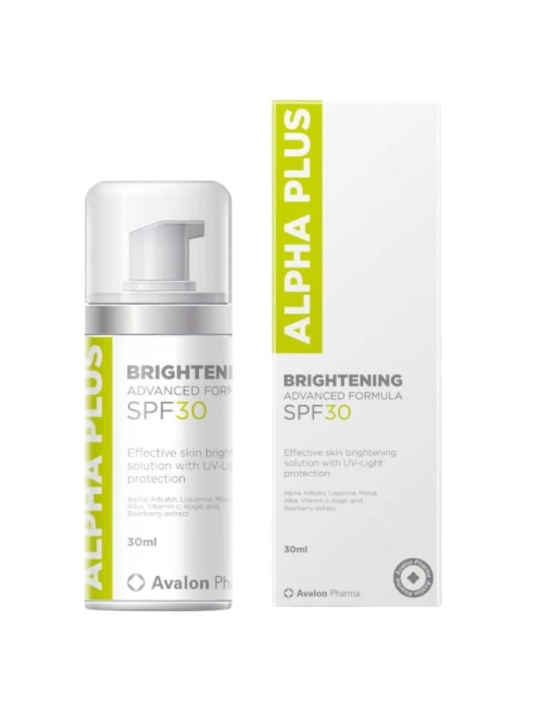 Skin Lightening Cream with SPF 30 Alpha Arbutin Kojic Acid Avalon 30ml
