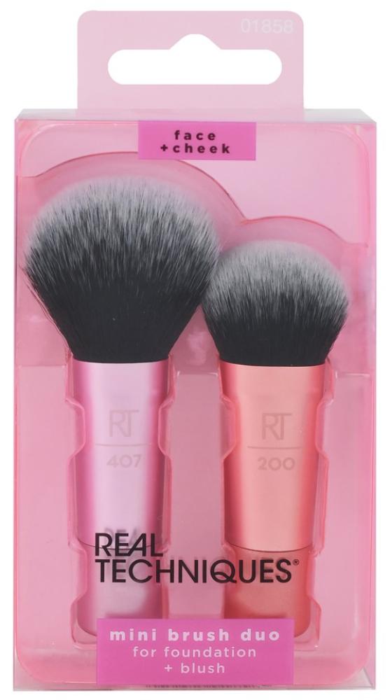 Mini Travel Makeup Brushes Real Techniques Duo Set