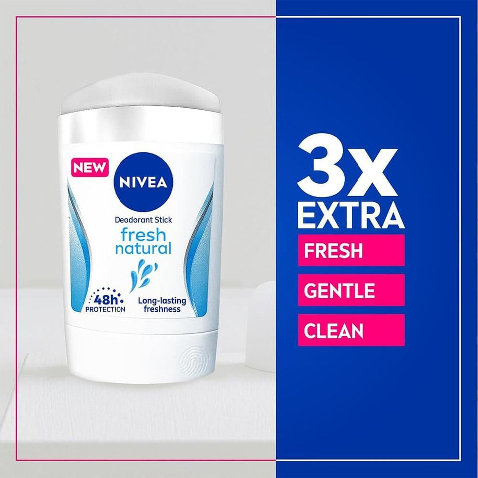 Nivea Deodorant Stick Fresh Natural Protection for Underarms 50ml