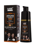 Laser White Argan Oil Hair Color Shampoo - Dark Brown, 200ml
