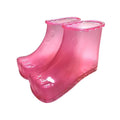 Salon System Pink Transparent Foot Massage Shoe