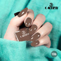 Castal Nail Polish 106 Glitter Finish Long-Lasting Formula