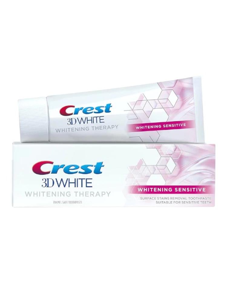 Crest 3D White Sensitive Toothpaste Whitening Enamel Safe 75ml