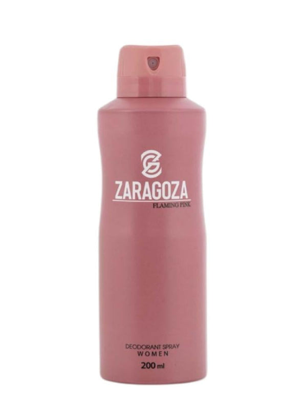 Zaragoza Deodorant Spray Flaming Pink for Women - Citrus Floral 200 ml
