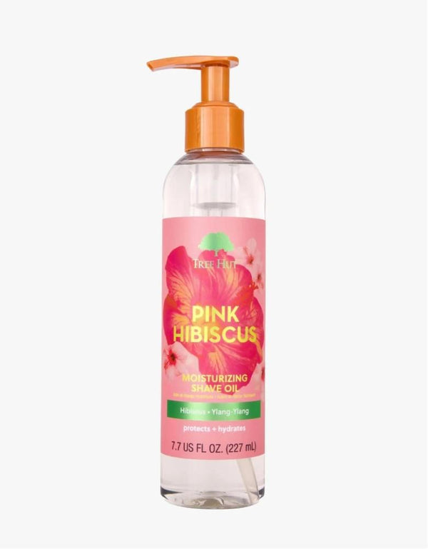 Pink Hibiscus Shave Oil Moisturizing Smooth Glide Tree Hut 227ml