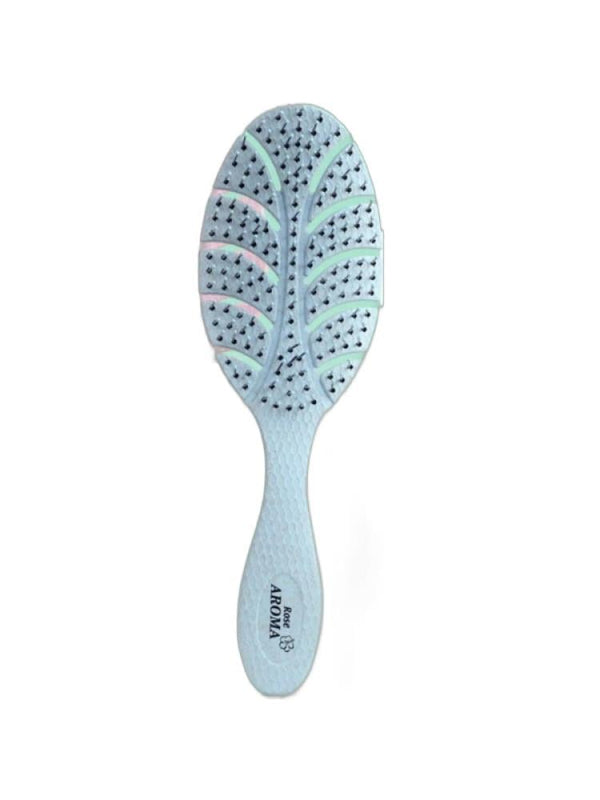 Rose Aroma Detangling Hair Brush Comfortable Grip Assorted Colors