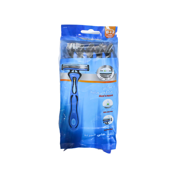 Cello Triple Blade Men's Razor with 8+2 Blades for Sensitive Skin
