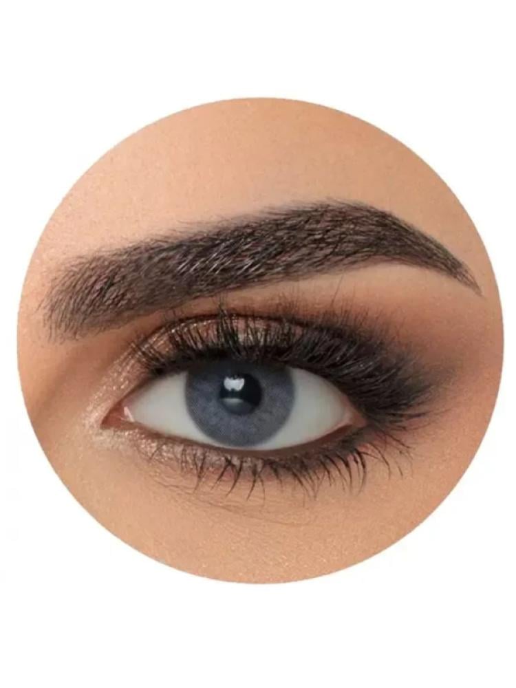 Blue Cosmetic Contact Lenses 3D Colors Monthly Natural Enhancement 2 Pack