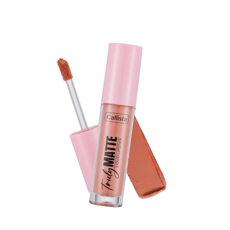 Callista Matte Liquid Lipstick 401 Barely Theory 4.5ml Vegan