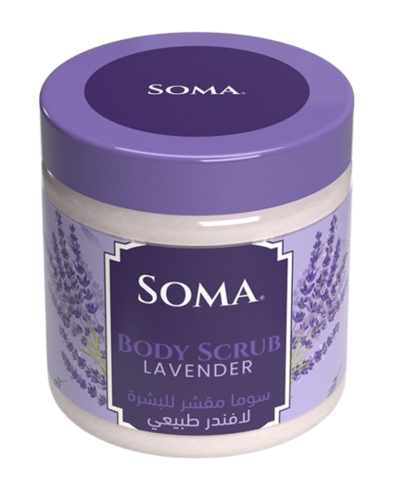 Sugar Body Scrub Lavender Exfoliating Softening Soma 500g