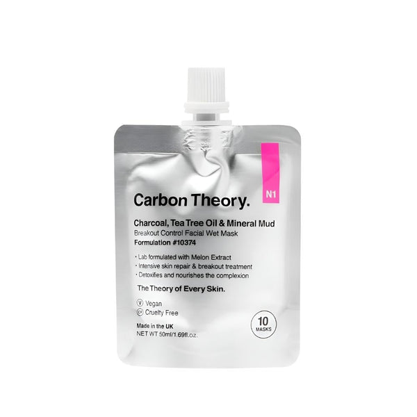 Carbon Theory Mineral Clay Charcoal & Tea Tree Oil Face Mask