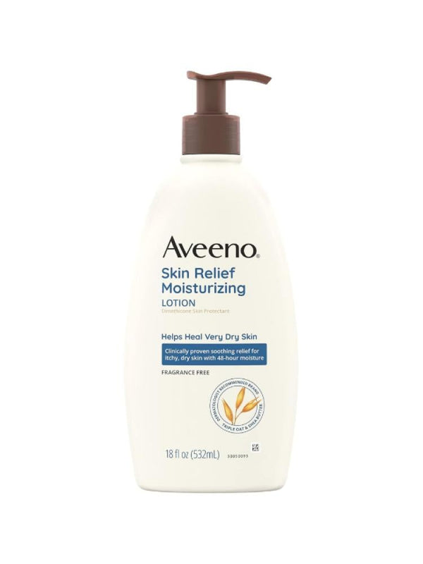 Aveeno Skin Relief Moisturizing Lotion - Very Dry Skin, Fragrance-Free, 532 ml
