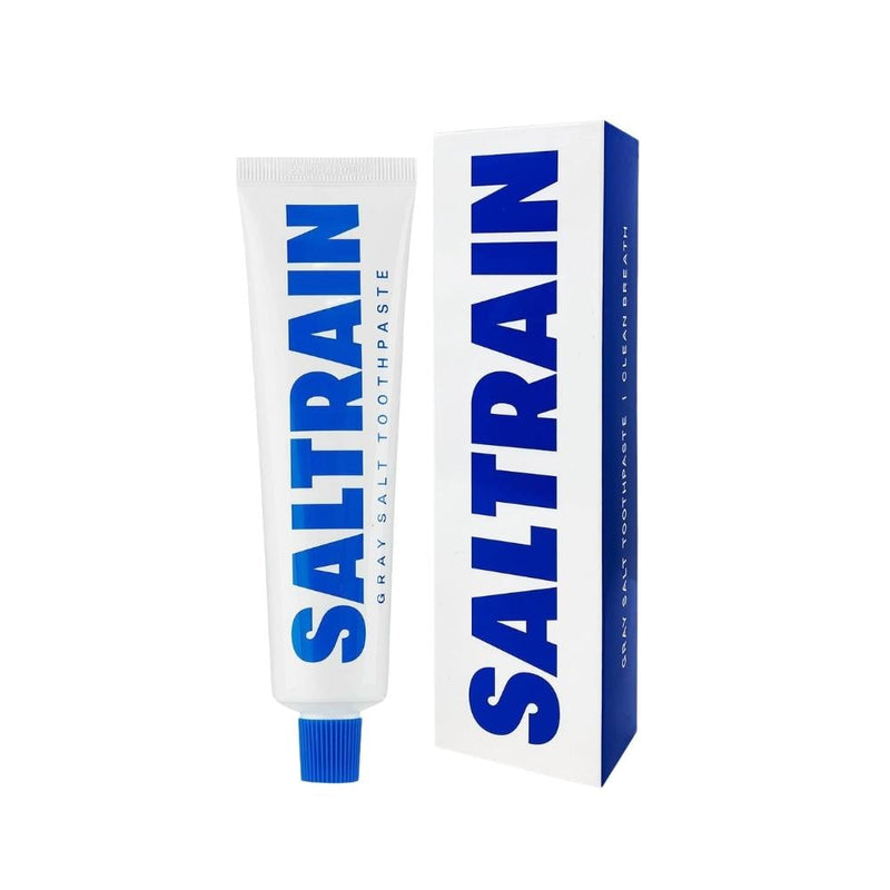 Saltrain Natural Grey Salt Toothpaste, Fluoride-Free, 100g
