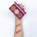 Bolver Triple Highlighter Palette 03 Carnelian Pop Face Blush Set