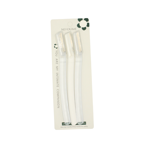 Dara Beauty Eyebrow Razor Set, 3-Piece Facial Hair Removal & Shaping Tool