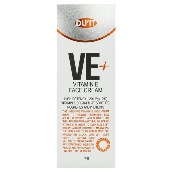 Buy Face Cream Vitamin E Intensive Hydration 50g DU'IT