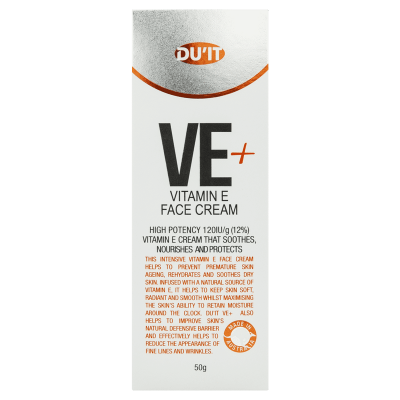 Buy Face Cream Vitamin E Intensive Hydration 50g DU'IT