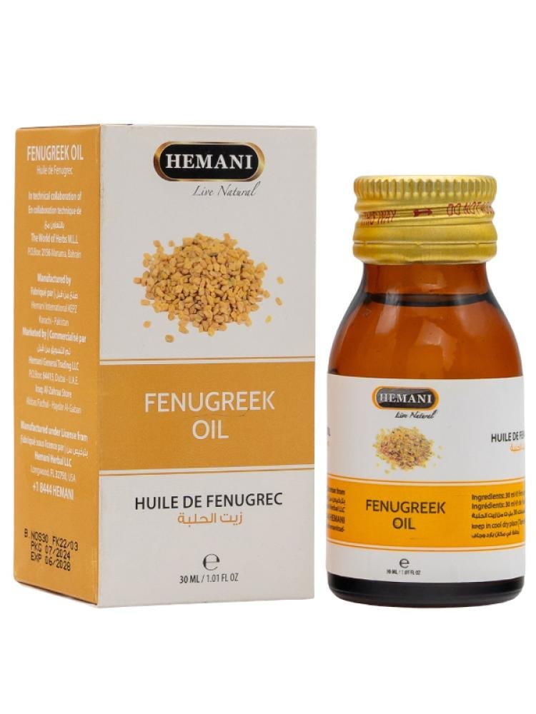 Best Fenugreek Oil for Hair Moisturizing Herbal Hemani 30ml
