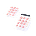 Katia Self-Adhesive Artificial Nails, Oval Shape, Glossy Nude, CK25
