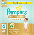 Pampers Diapers Taped Ultimate Comfort Giant Pack Size 6 42 Count