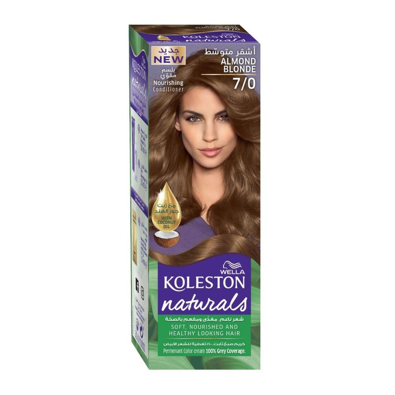 Blonde Hair Dye Almond Shade Natural Finish Koleston Natural 7/0 60ml