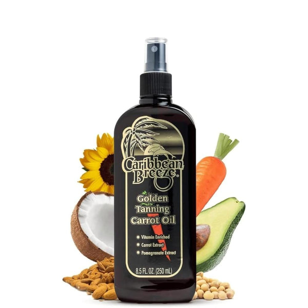 Caribbean Breeze Carrot Tanning Oil Bronzing Body Oil 250ml