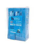 Mint Mouthwash Fresh Breath Travel Sachets Beauty System 20x10ml