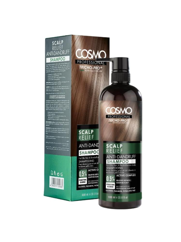 Cosmo Professional Tricho Pro+ Anti-Dandruff Shampoo, 1000ml