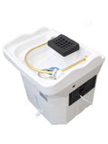 Salon System W220 Portable Hair Washing Basin with Wheels - White