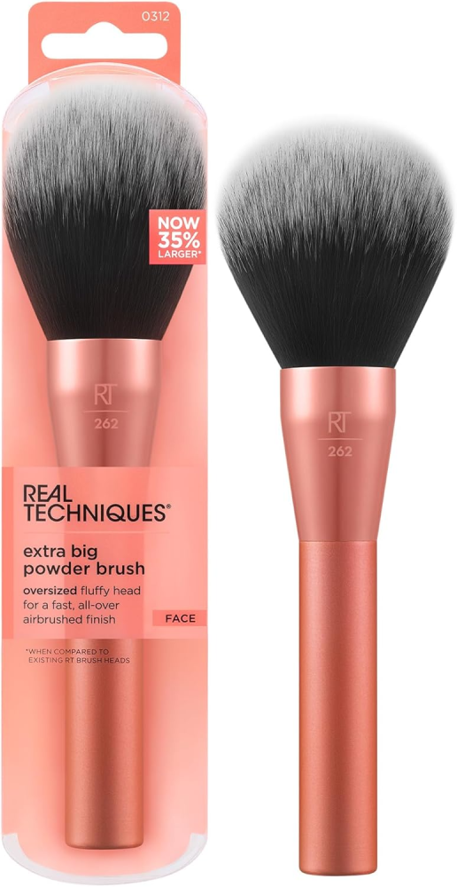 Real Techniques Powder Makeup Brush Large Setting Tool 0312