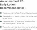 Anua Daily Moisturizing Lotion with Heartleaf Extract 70% - 20ml
