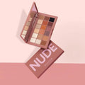 Bolver Nude Eyeshadow Palette, 18 Colors, Shade E11, Blendable Pigments