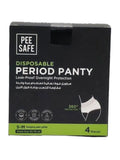 Pee Safe Disposable Panty Liners for Incontinence, Small to Medium, 4-Pack