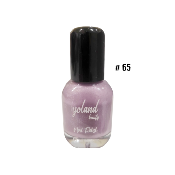 Yolande Beauty Nail Polish, Quick-Drying Formula, Glossy Finish, Color 65