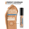 Flormar Liquid Concealer 003 Light Beige Full Coverage Non-Creasing