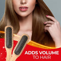 Best Hairbrush for Fine Hair Detangling Smoothing Cushioned Titania 1 Count