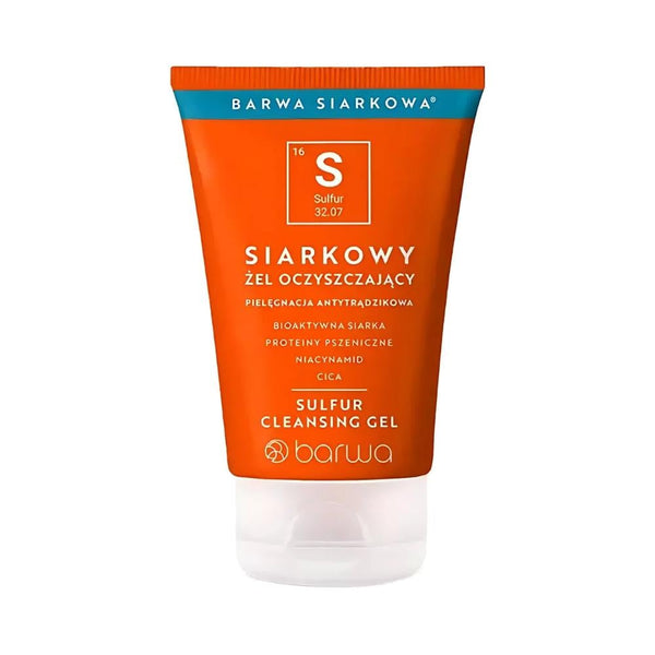 Barwa Sulfur Cleansing Gel, Clarifying Pore Cleanser, 120ml