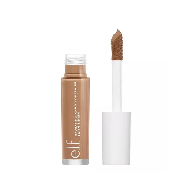 e.l.f. Hydrating Camo Concealer, Full Coverage, Matte Finish, Tan Walnut