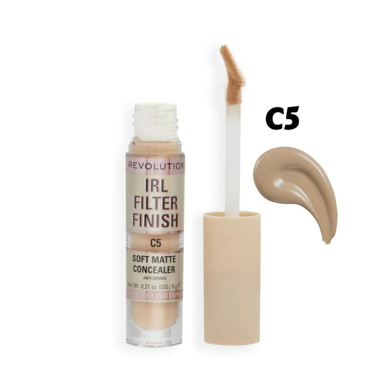 Revolution Filter Finish Concealer C5 Beige Full Coverage 6g