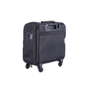 Salon System Portable Makeup Bag with Wheels & Removable Pouches - Black