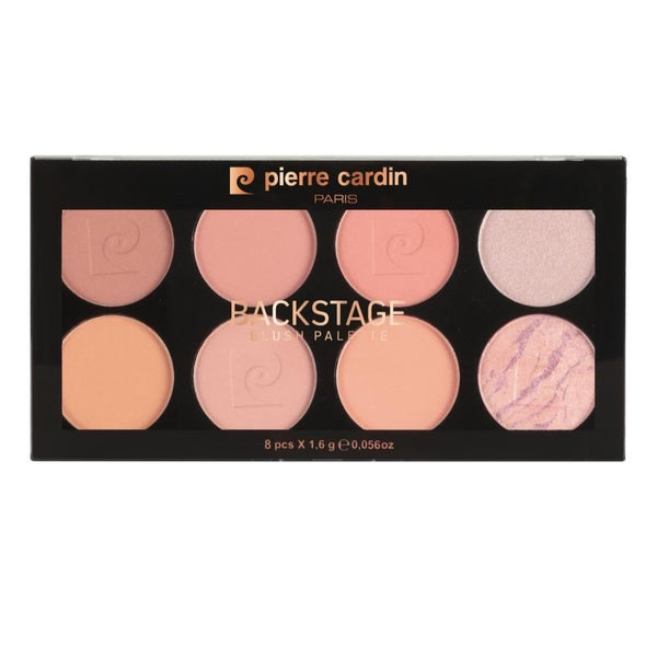Pierre Cardin Professional Blush Palette, 8-Color Set, Shade 203