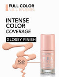 Nail Polish Full Color Bubbly Peach Flormar 8ml