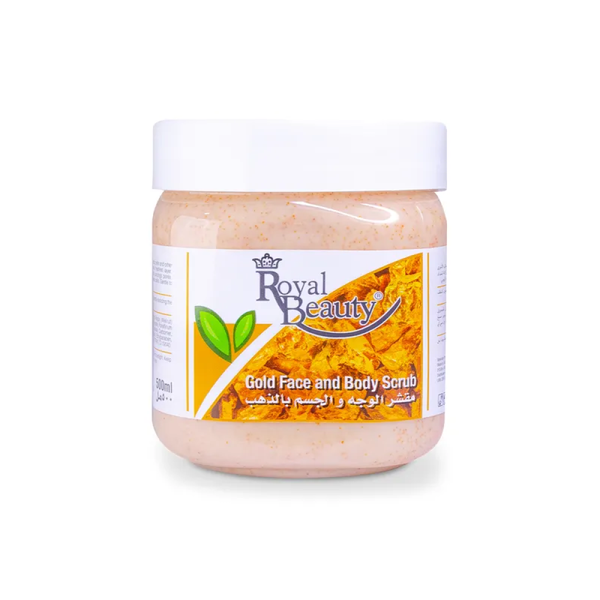 Royal Beauty Gold Face and Body Scrub Exfoliating 500ml